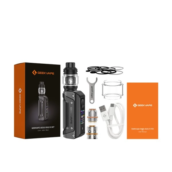 geekvape aegis solo 3 kit GeekVape Aegis Solo 3 Kit 100W/3000mAh – Geekvape Store main image 1