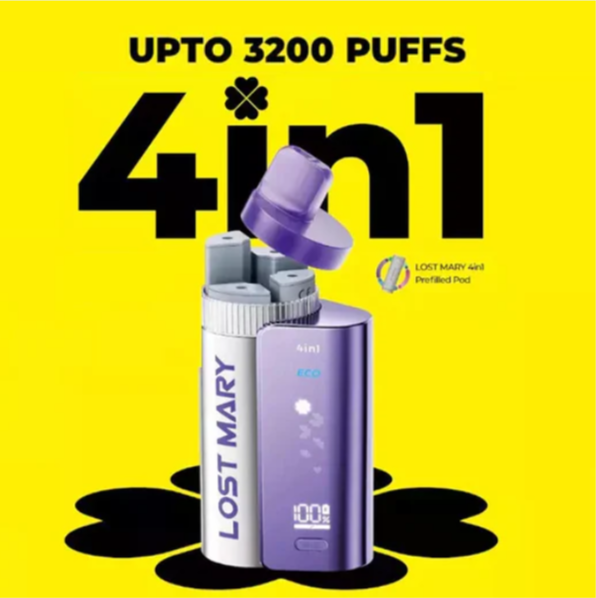 lost mary 3200 4 in 1 prefilled pods Lost Mary 4 in 1 Pods & Kits [Sale Now On] MULTI DEAL £3.99