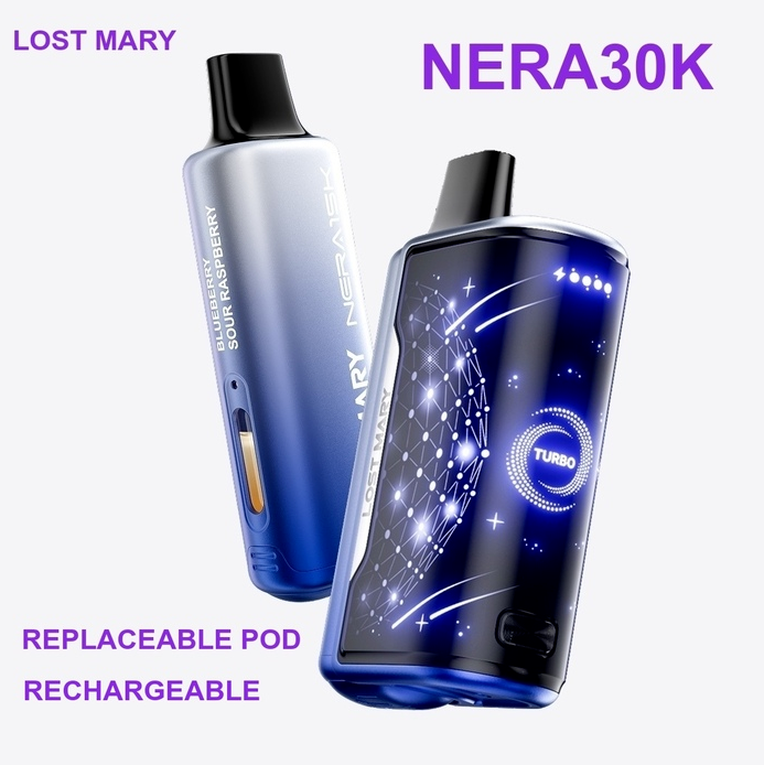blue rancher b pop foger flavor Lost Mary Nera 30k Review